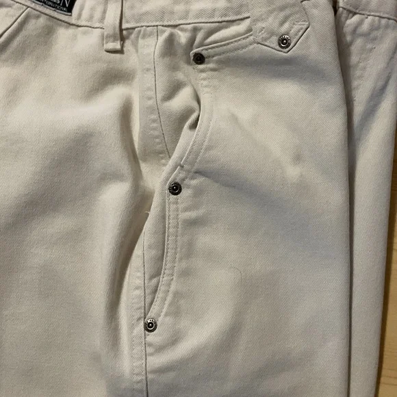 Vintage Rocky Mountain Jeans with Side Button Accents Size 11/12 inseam 36” - Picture 3 of 4